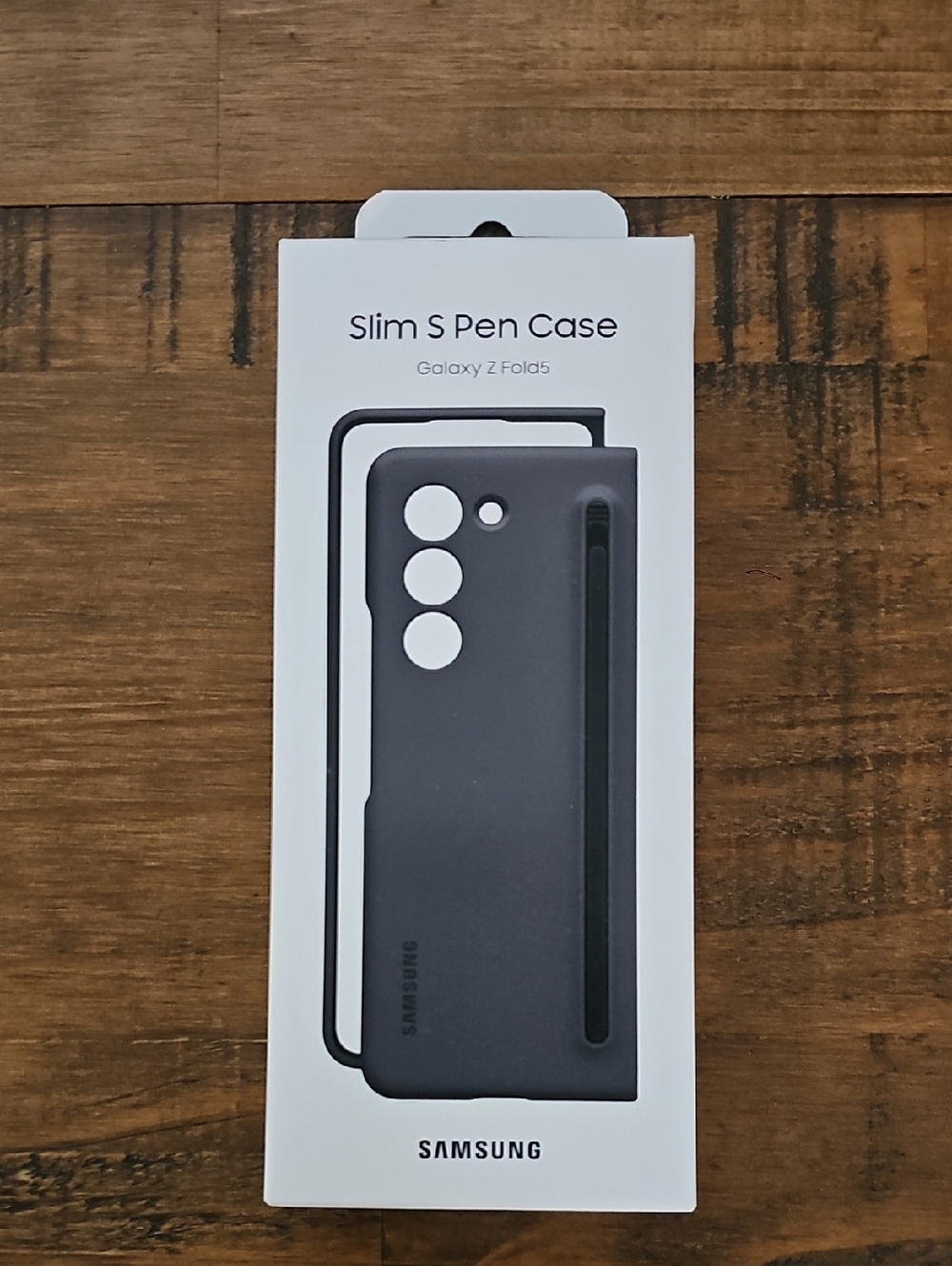 Unopened Samsung Slim S Pen Case for Galaxy Z Fold5 - Charcoal Black